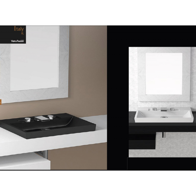 Lavabi a incasso Glass Design Da Vinci In Out lavabo a semi incasso Italy FL ITALYFLPO01M | Edilceram Design