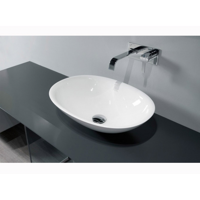 Antonio Lupi Servo SERVO54 lavabo ovale da appoggio in Ceramilux | Edilceramdesign