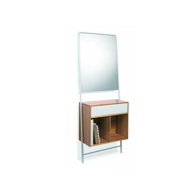 Mobili da bagno Lineabeta Posa consolle in bamboo con specchio 5133 | Edilceramdesign