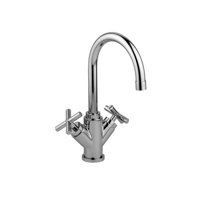 Paffoni Quattro QTV078CR miscelatore monoforo per lavabo con canna orientabile | Edilceram Design