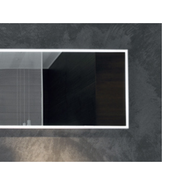 Falper Specchiere DXM 60 specchio con cornice in cristalplant H65 | Edilceram Design