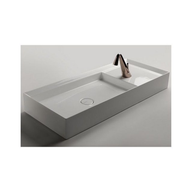 Valdama Cut CTL03A + PI3UCA piano 27 lavabo da appoggio | Edilceram Design