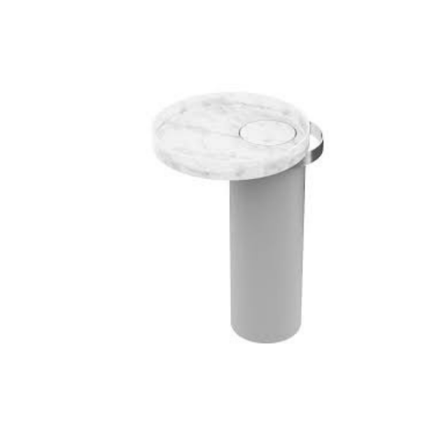 Falper Eccentrico WN7 lavabo freestanding in marmo e legno | Edilceramdesign