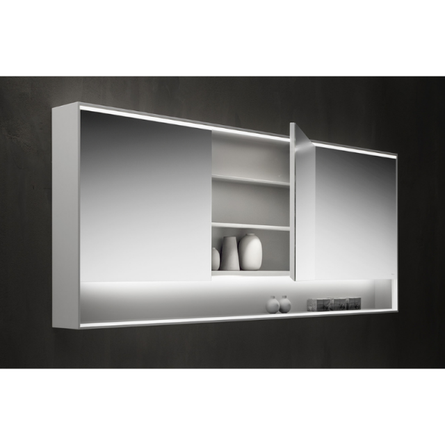 Falper Shape Evo ZLS 80 specchio contenitore con vano a giorno | Edilceram Design