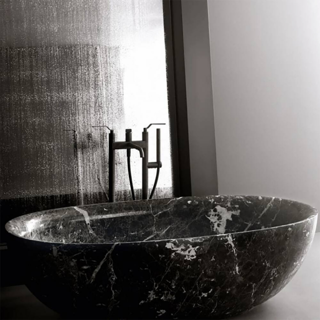 Boffi FISHER ISLAND STONE QAFISM01 vasca da bagno free standing | Edilceram Design