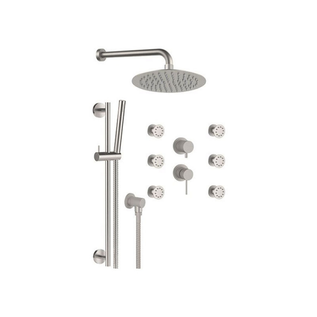 Daniel Tokyo Steel SSTX613ZP7820 set doccia | Edilceram Design