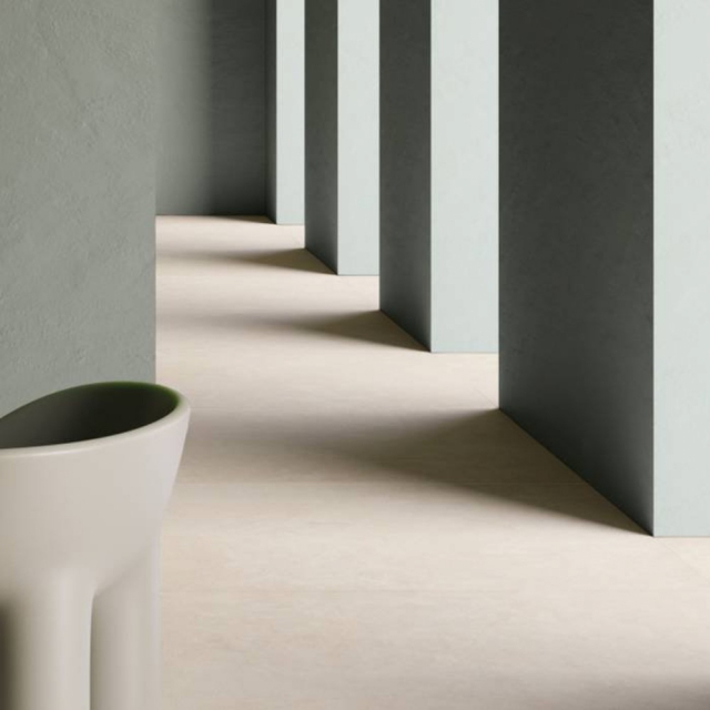 Piastrelle Effetto Cemento 120x120 Supergress Rayclay IVORY RIV1 | Edilceram Design