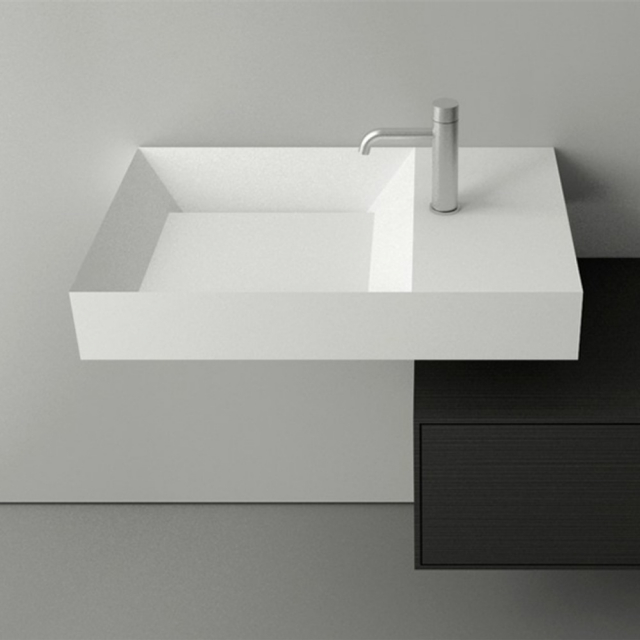 Boffi A45 Compact WRAQAE02 lavabo sospeso in Cristalplant | Edilceramdesign