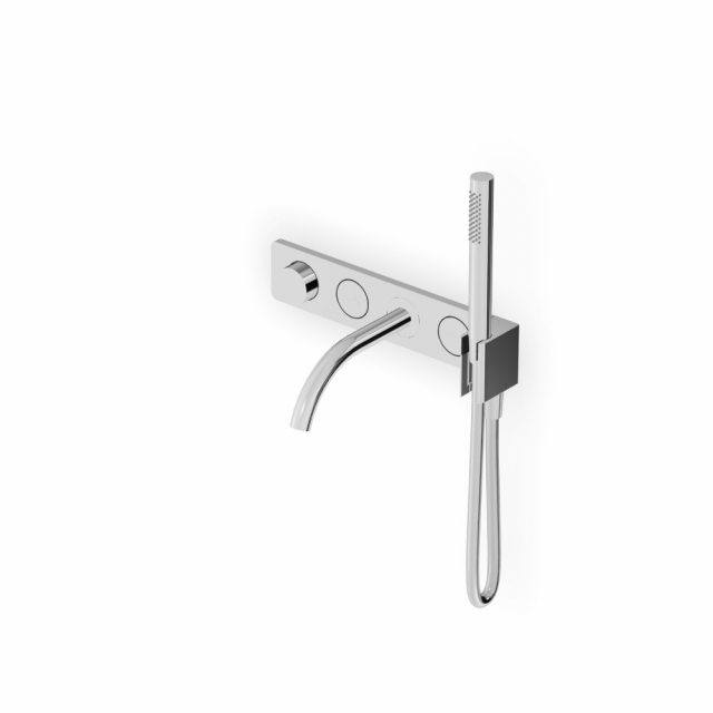 Termostatico vasca/doccia a 2 pulsanti Zucchetti Hoop ZHO825 | Edilceram Design