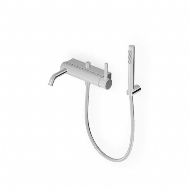 Zucchetti Pan ZP6181 miscelatore monocomando a muro per vasca con doccetta | Edilceramdesign