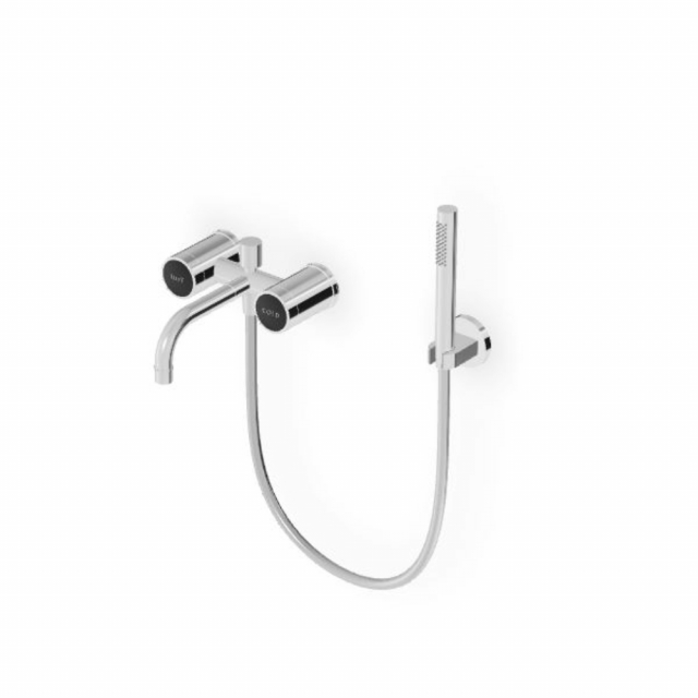 Zucchetti Savoir ZSV226 miscelatore a muro per vasca/doccia con deviatore e doccetta | Edilceramdesign
