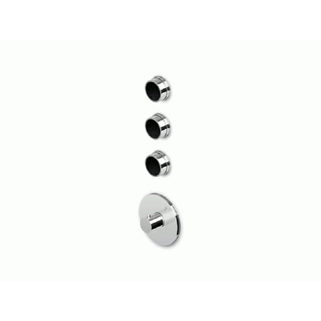 Zucchetti Savoir ZSA661 miscelatore termostatico a muro con 3 rubinetti di arresto | Edilceramdesign