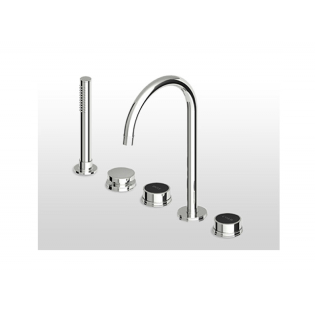 Zucchetti Savoir ZSA483 miscelatore soprapiano bordo vasca con doccetta | Edilceram Design